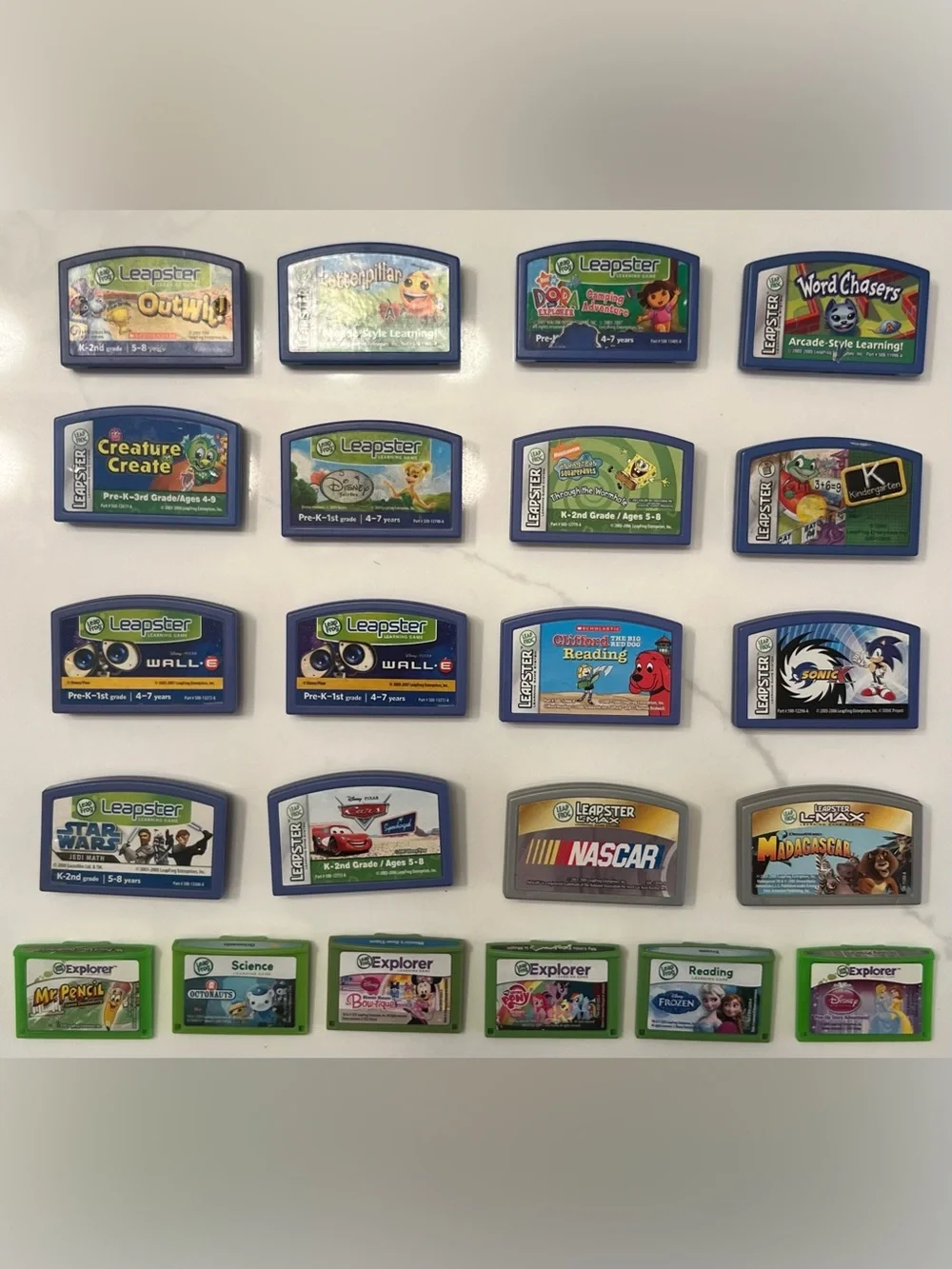 LeapFrog Leapster and Leapster L-Max Game Cartridges (22)
